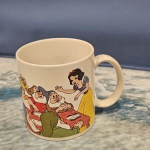 Vintage 1987 Applause Snow White 50th Anniversary‎ Disney Coffee Mug Cup